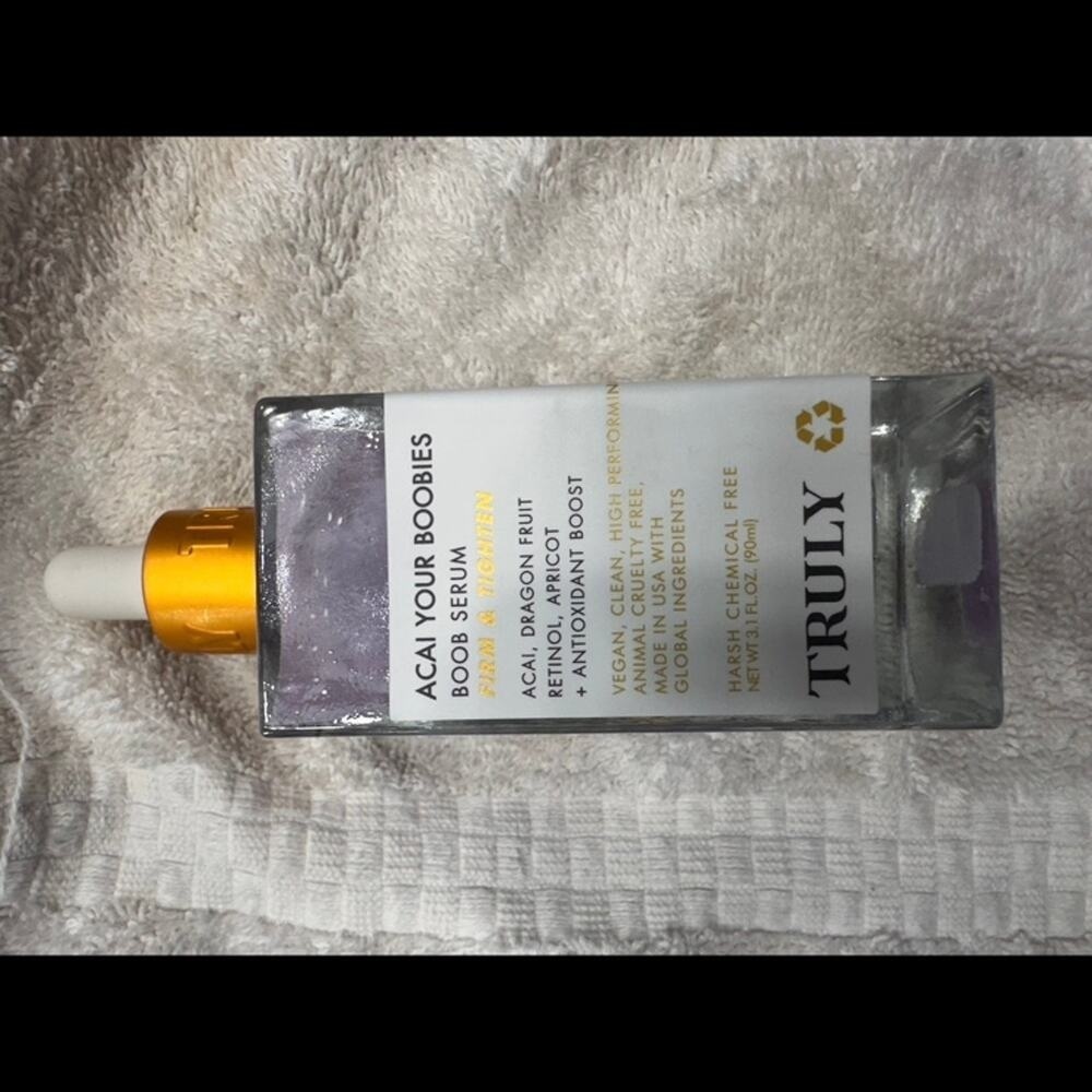 Truly Beauty Acai Your Boobies Boob Serum Firm & Tighten Retinol 3.1oz 90ml‎